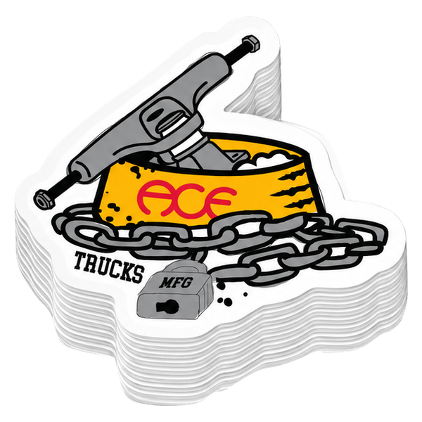 ACE DAWG BOWL 3" STICKER 1PC