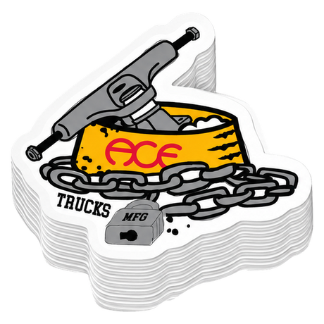 ACE DAWG BOWL 3" STICKER 1PC