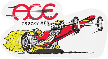 ACE DRAGSTER 5" STICKER ASSORTED 1pc