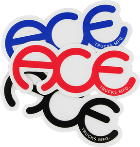 ACE RINGS 5" STICKER ASSORTED (2 pack)