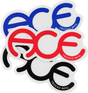 ACE RINGS 5" STICKER ASSORTED (2 pack)