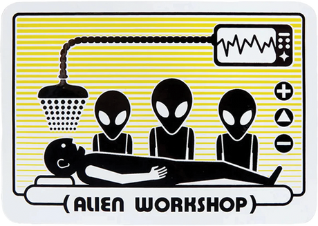 ALIEN WORKSHOP ABDUCTION DECAL ORANGE SINGLE