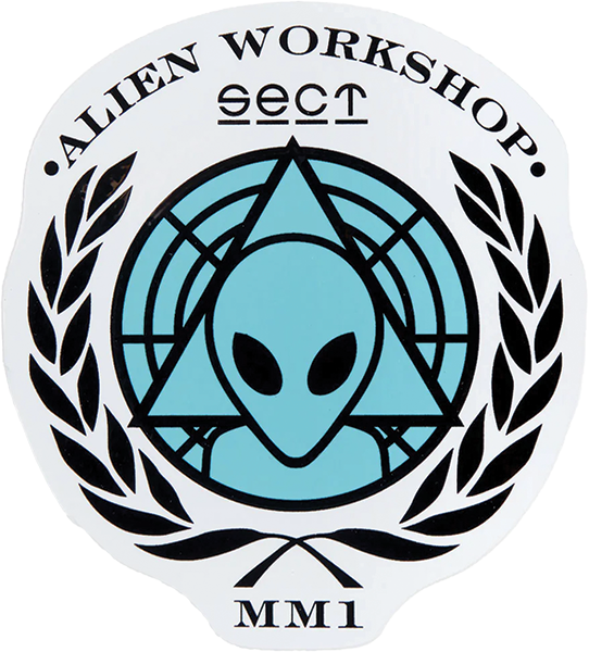 ALIEN WORKSHOP AWOL DECAL BLUE SINGLE