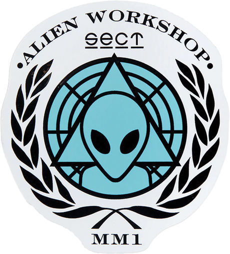 ALIEN WORKSHOP AWOL DECAL BLUE SINGLE