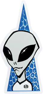 ALIEN WORKSHOP VISITOR DECAL BLUE SINGLE