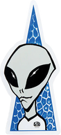 ALIEN WORKSHOP VISITOR DECAL BLUE SINGLE