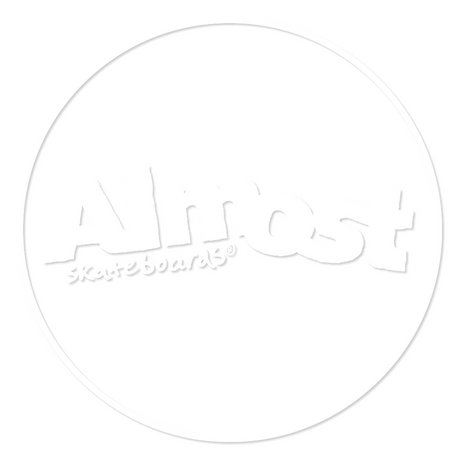 ALMOST WHITE LINES DECAL STICKER (2 pack)
