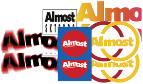 ALMOST ASSORTED 10/PK STICKERS