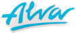 ALVA LOGO DECAL 1.5x4.5" AQUA