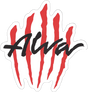 ALVA SCRATCH DIECUT DECAL 2x4.5"