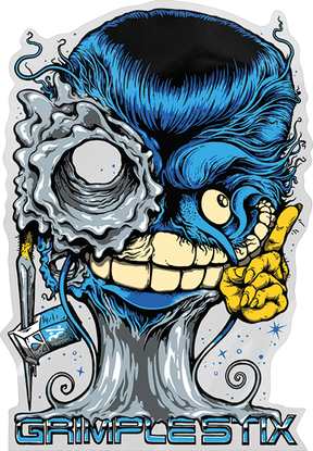 ANTI HERO GRIMPLESTIX G-1000 6.5" DECAL SINGLE