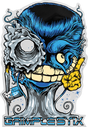 ANTI HERO GRIMPLESTIX G-1000 6.5" DECAL SINGLE