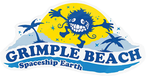 ANTI HERO SPACESHIP EARTH MD STICKER single
