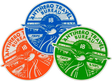 ANTI HERO TRAVEL BUREAU STICKER 3.75"