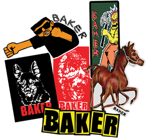 BAKER 10/PK ASST. BAD DAWG STICKERS