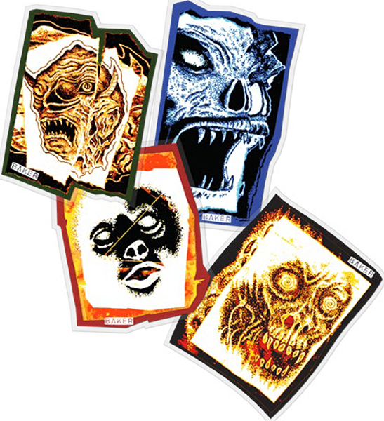 BAKER 12PK SUNDOWN STICKER ASSORTED