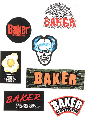 BAKER 14 PK ANY QUESTIONS ASSORTED STICKER PACK