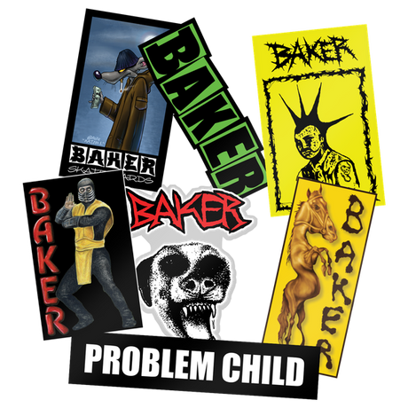 BAKER CRUD LIFE 14PK STICKERS ASST