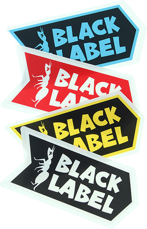 BLACK LABEL ANTI LOGO DECAL STICKER (2 pack)