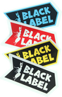 BLACK LABEL ANTI LOGO DECAL STICKER (2 pack)