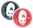 BLACK LABEL THUMBHEAD DECAL STICKER (2 pack)
