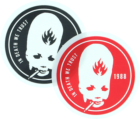 BLACK LABEL THUMBHEAD DECAL STICKER (2 pack)