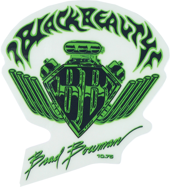 BLACK LABEL BOWMAN BLACK BEAUTY DECAL SINGLE GREEN
