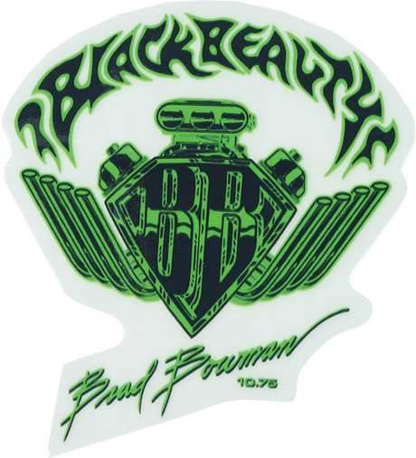 BLACK LABEL BOWMAN BLACK BEAUTY DECAL SINGLE GREEN