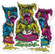 BLACK LABEL PATRICK RYAN SICK DOG DECAL ASSORTED (2 PACK)