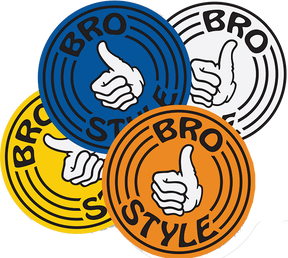 BRO STYLE OG CIRCLE LOGO LARGE STICKER