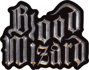 BLOOD WIZARD OUTER REALM LOGO DECAL SINGLE