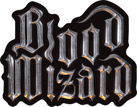BLOOD WIZARD OUTER REALM LOGO DECAL SINGLE
