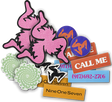 CALL ME 917 FA22 14 PK ASSORTED STICKERS