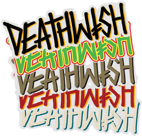 DEATHWISH DEATHSPRAY BIG DECAL STICKER SINGLE ASSORTED/CLEAR