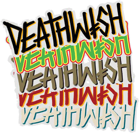 DEATHWISH DEATHSPRAY BIG DECAL STICKER SINGLE ASSORTED/CLEAR