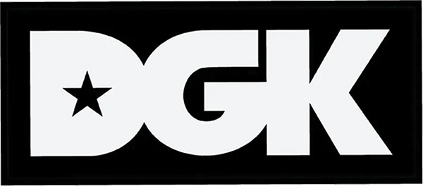 DGK CLASSIC BLACK/WHITE STICKER SINGLE