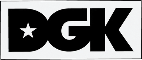 DGK CLASSIC WHITE/BLACK STICKER SINGLE