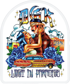 DGK LOST IN PARADISE STICKER SINGLE