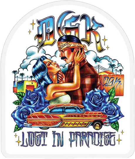 DGK LOST IN PARADISE STICKER SINGLE