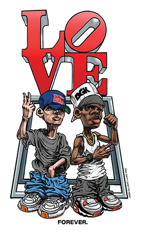 DGK LOVE FOREVER STICKER SINGLE