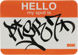 DGK MY SPOT IS PIER 7 STICKER