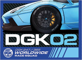 DGK TURBO STICKER SINGLE