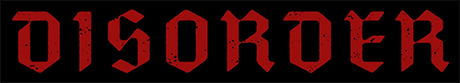DISORDER LOGO STICKER ASSORTED 1pc