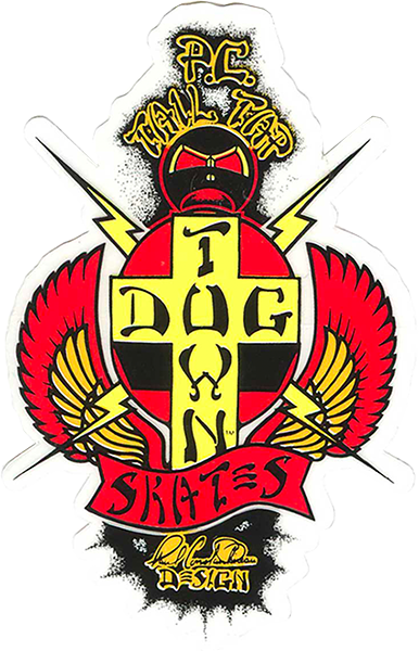 DOGTOWN PC TAIL TAP 2" DECAL