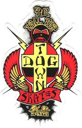 DOGTOWN PC TAIL TAP 4" DECAL