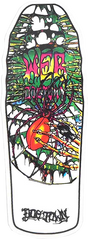 DOGTOWN WEB 4.5" DECAL STICKER WHITE