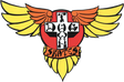 DOGTOWN WINGS 70S 4" STICKER YELLOW