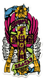DOGTOWN DRESSEN HANDS 80'S 4" STICKER