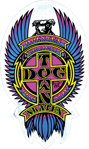 DOGTOWN DRESSEN PUP 80'S 4" STICKER