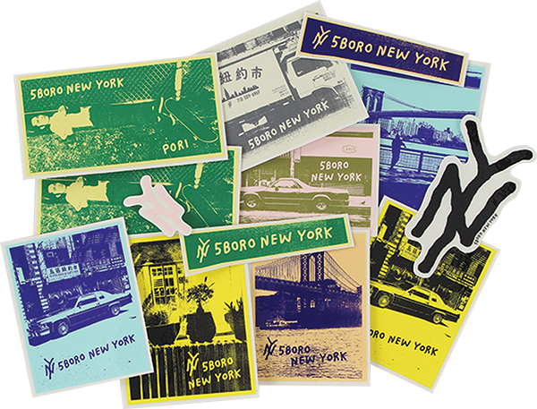 5BORO 2022 14 PK ASSORTED DECALS